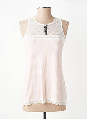 Top stretch sans manche rose NAS.TY CO' femme