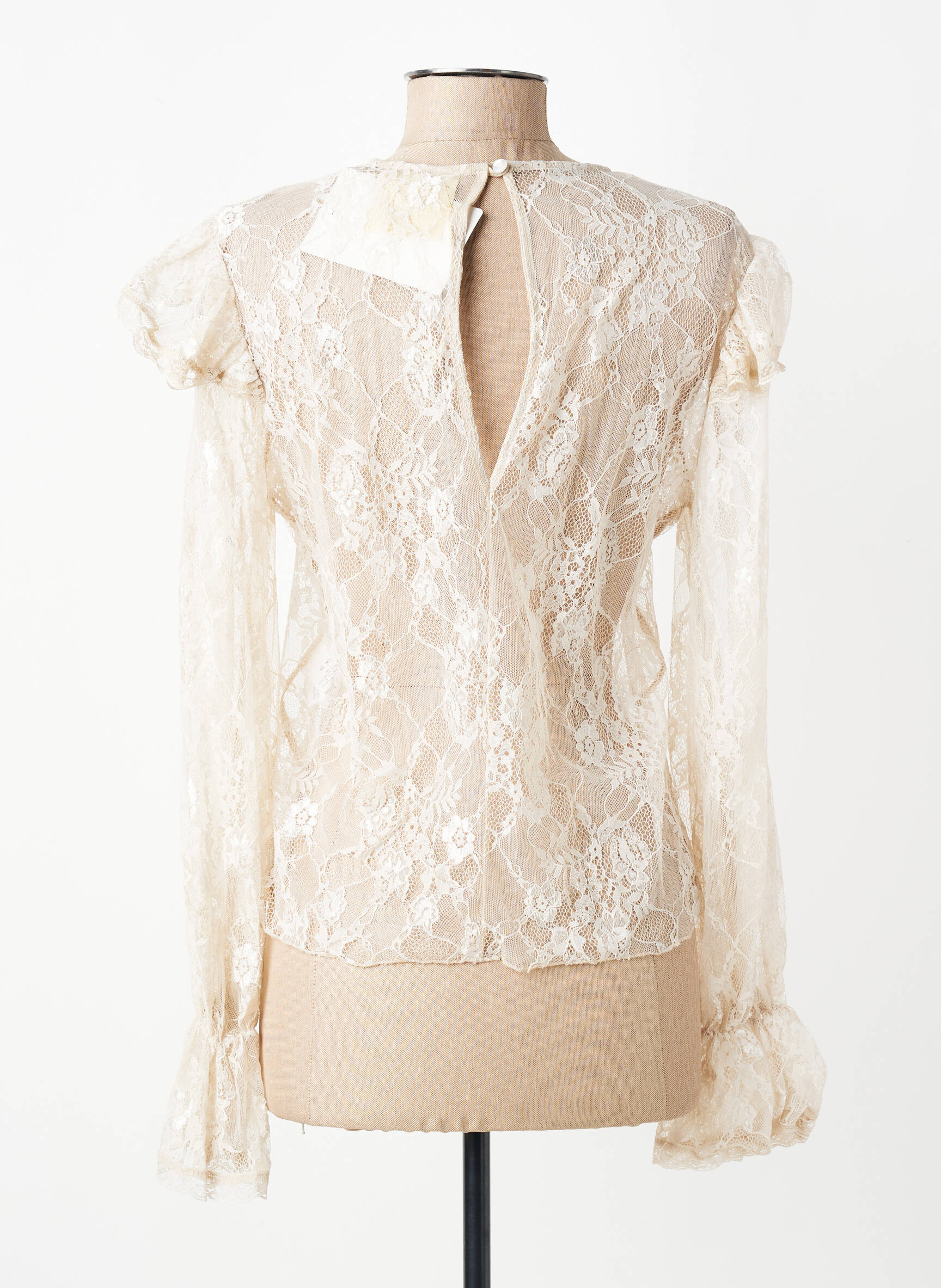 Top manches longues manches longues beige KING KONG femme