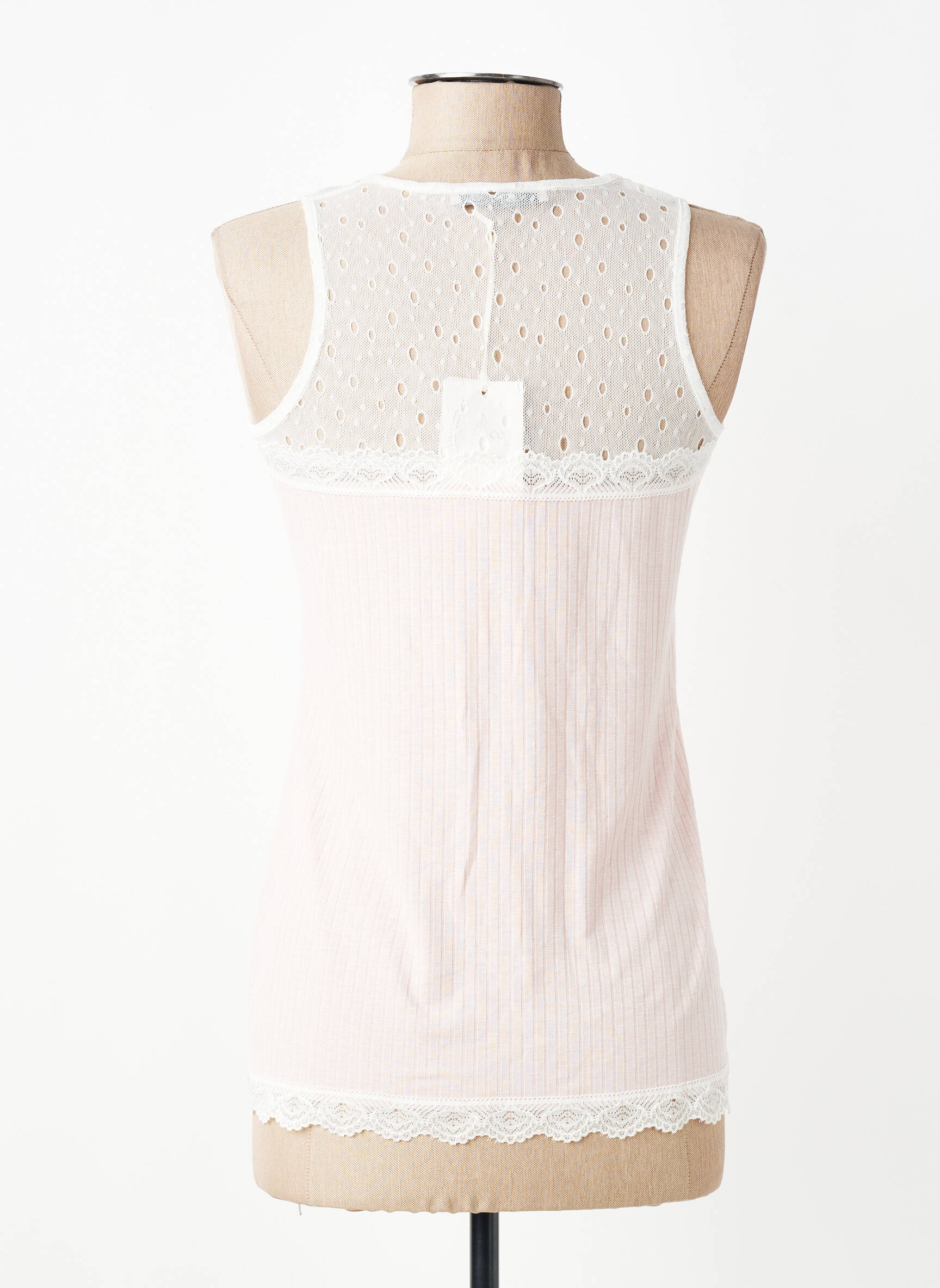 Top stretch sans manche rose NAS.TY CO' femme