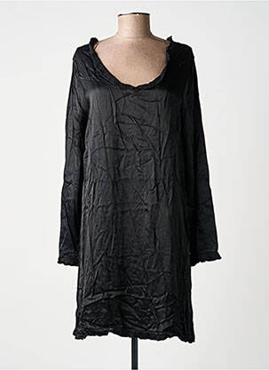 Robe courte manches longues manches longues noir ANTONELLO SERIO femme