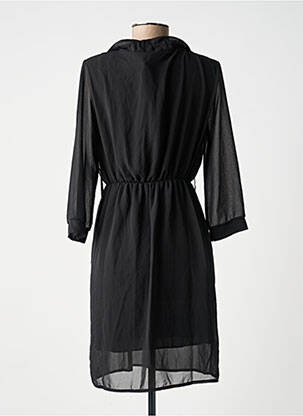 Robe courte manches 3/4 manches 3/4 noir ANTONELLO SERIO femme