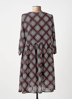 Robe mi-longue manches 3/4 manches 3/4 noir ANTONELLO SERIO femme