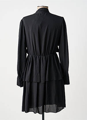 Robe courte manches longues manches longues noir MARYLEY femme