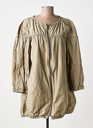 Robe courte manches 3/4 manches 3/4 marron ANTONELLO SERIO femme