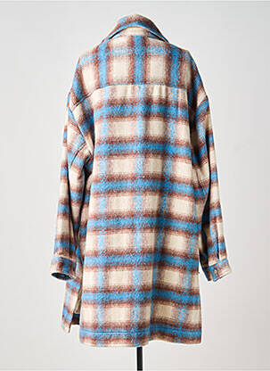 Manteau long coupe droite sans capuche bleu LEVI'S femme