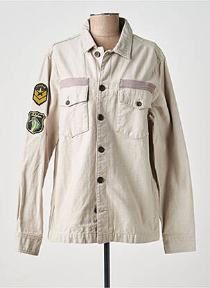 Veste casual poignets boutonnés avec fente gris FREEMAN T.PORTER femme