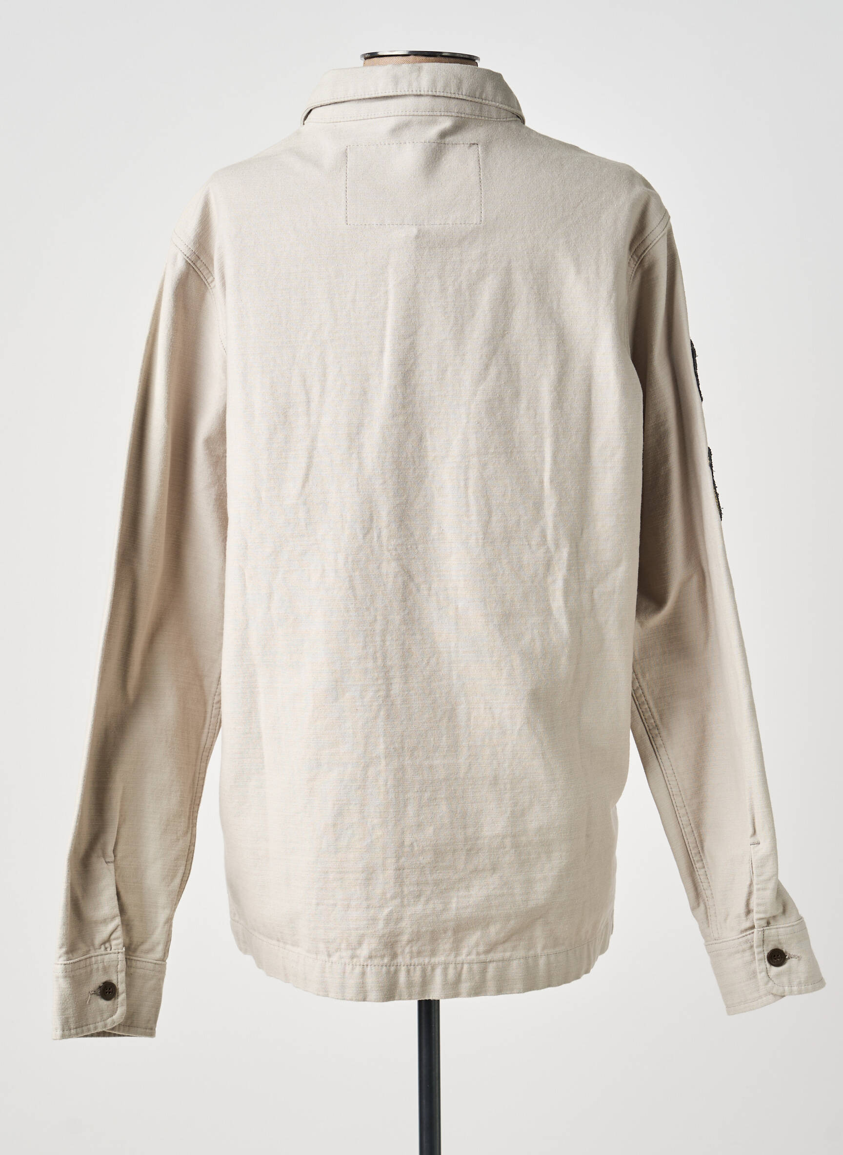 Veste casual poignets boutonnés avec fente gris FREEMAN T.PORTER femme