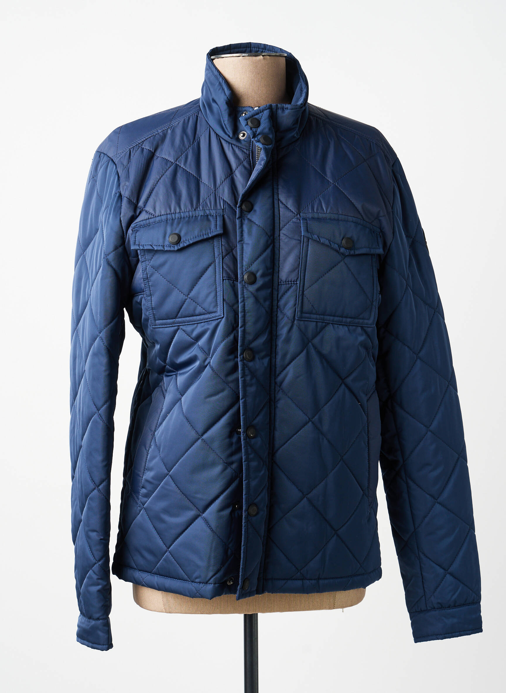 Doudoune manches longues sans capuche bleu TEDDY SMITH femme