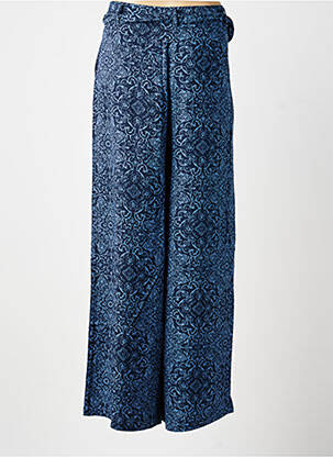 Pantalon large tissage popeline taille haute bleu PEPE JEANS femme