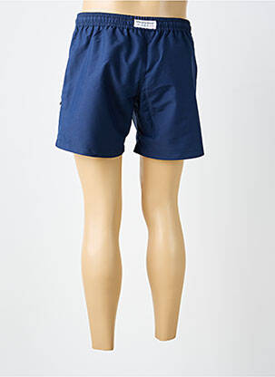 Short de bain tissage popeline bleu MOUILLER LE MAILLOT homme