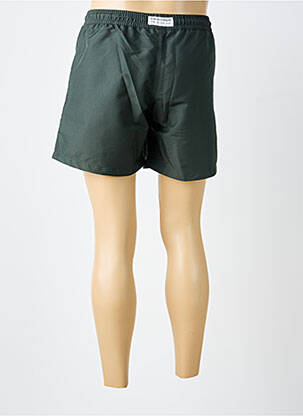 Short de bain tissage popeline vert MOUILLER LE MAILLOT homme