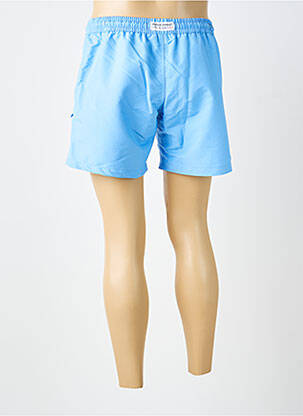 Short de bain tissage popeline bleu clair MOUILLER LE MAILLOT homme
