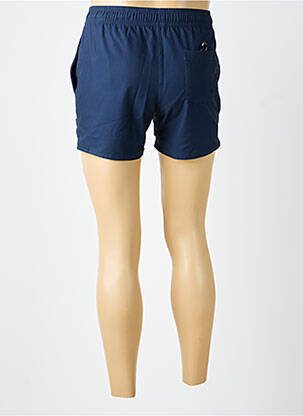 Short de bain effet matière satinée bleu HERO SEVEN homme