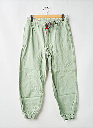 Pantalon large poches taille normale vert MARYLEY femme