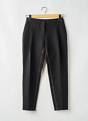 Pantalon chino taille normale taille normale noir MARYLEY femme