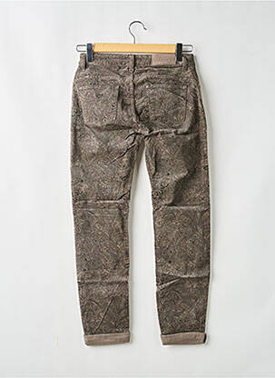 Pantalon slim stretch taille normale gris ALMANEGRA femme