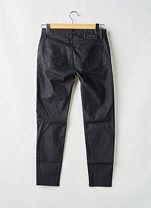 Jeans coupe slim taille basse taille basse noir ALMANEGRA femme
