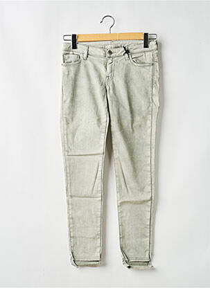 Jeans coupe slim taille basse taille basse vert MARYLEY femme