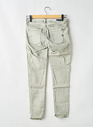 Jeans coupe slim taille basse taille basse vert MARYLEY femme