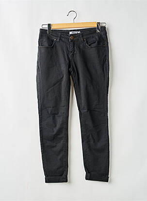 Jeans coupe slim taille basse taille basse noir ALMANEGRA femme
