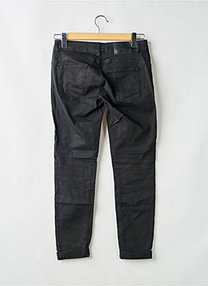 Jeans coupe slim taille basse taille basse noir ALMANEGRA femme