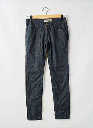 Jeans coupe slim stretch taille normale noir ALMANEGRA femme
