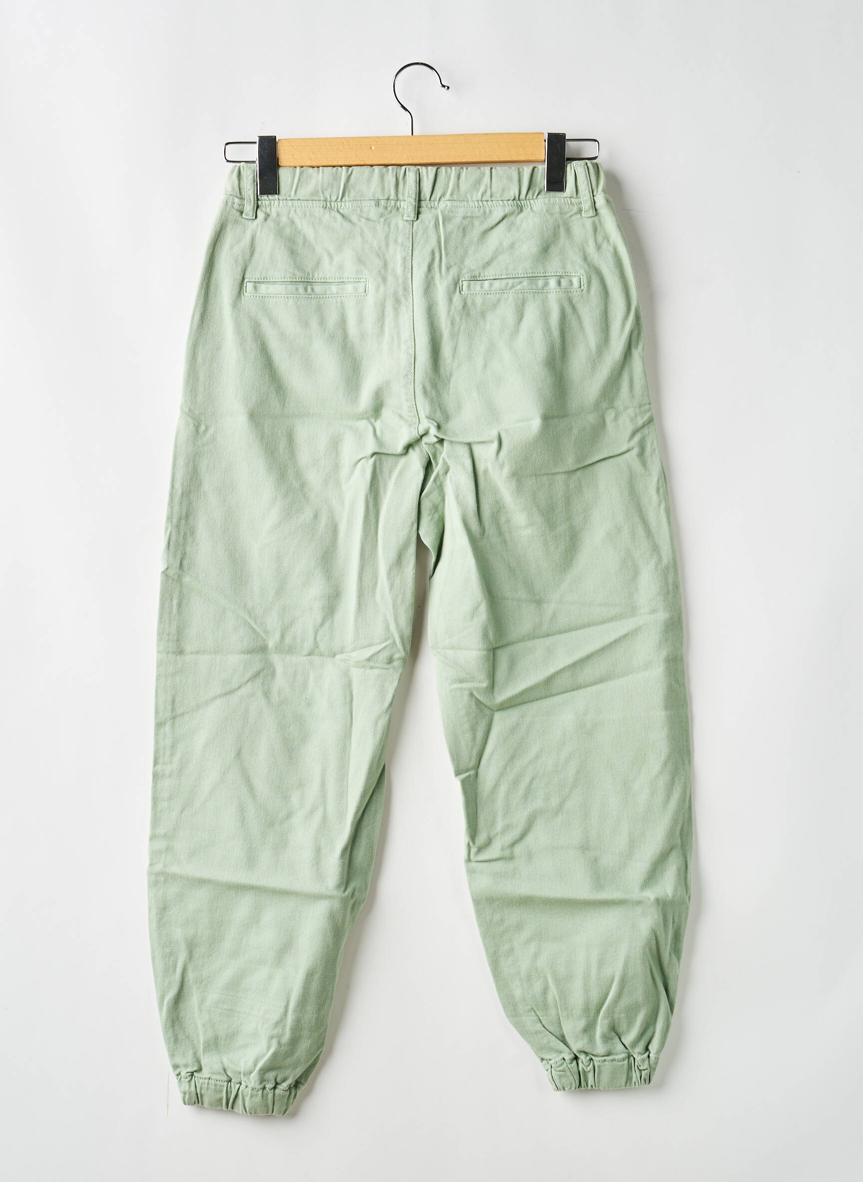 Pantalon large poches taille normale vert MARYLEY femme