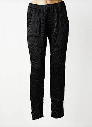 Pantalon slim taille élastique taille normale noir ANGELA DAVIS femme