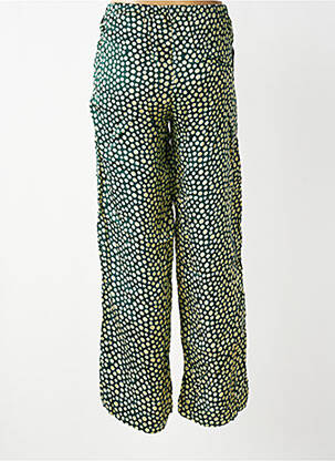 Pantalon droit taille élastique taille normale vert CHARLIE JOE femme