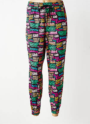 Jogging poches taille normale noir KING KONG femme