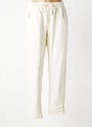 Jogging slim taille normale beige BAHÉ femme