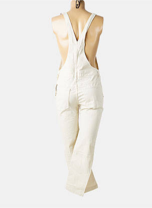 Salopette coupe cintrée manches 3/4 beige BELLAWAY femme