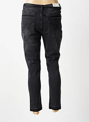 Jeans coupe droite broderie rivets taille normale noir DENIM DAYS femme