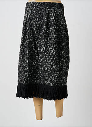 Jupe longue coupe droite noir ANTONELLO SERIO femme