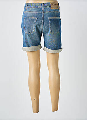 Short tissage denim taille normale bleu ALMANEGRA femme