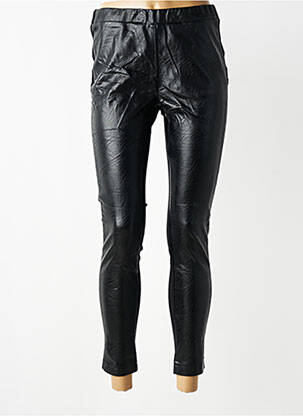Legging tissage simili-cuir taille normale noir MARYLEY femme
