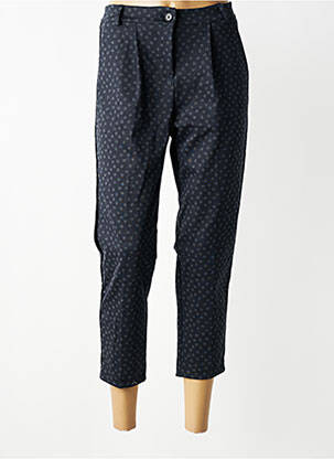 Pantalon 7/8 taille haute taille haute gris MARYLEY femme