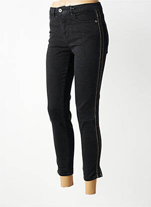Jeans coupe slim taille haute taille haute noir MARYLEY femme