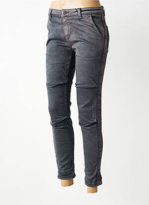 Jeans coupe slim stretch taille normale gris MARYLEY femme