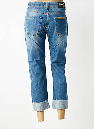 Jeans coupe slim stretch taille normale bleu ALMANEGRA femme
