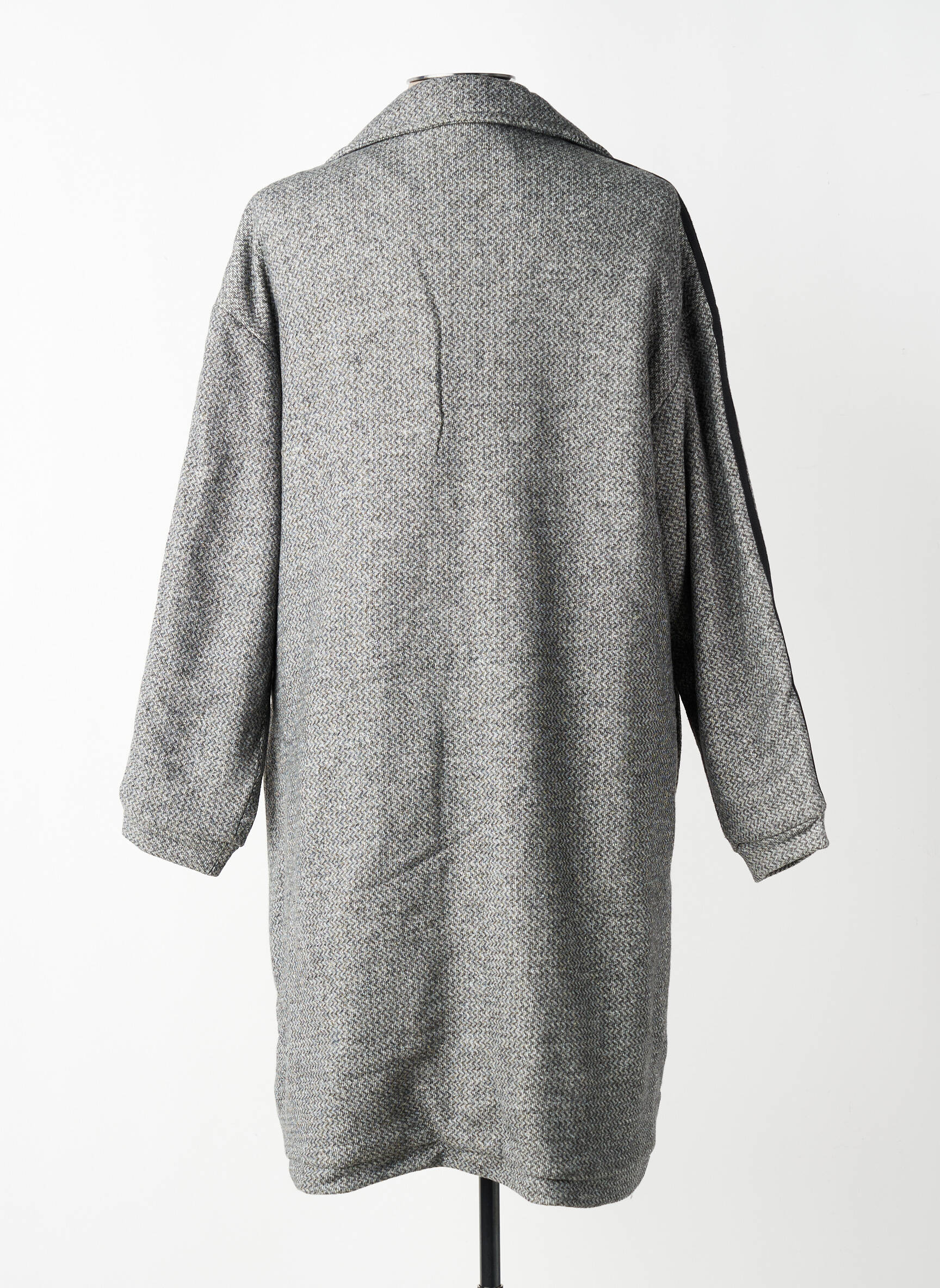 Manteau long coupe cintrée sans capuche gris MARYLEY femme