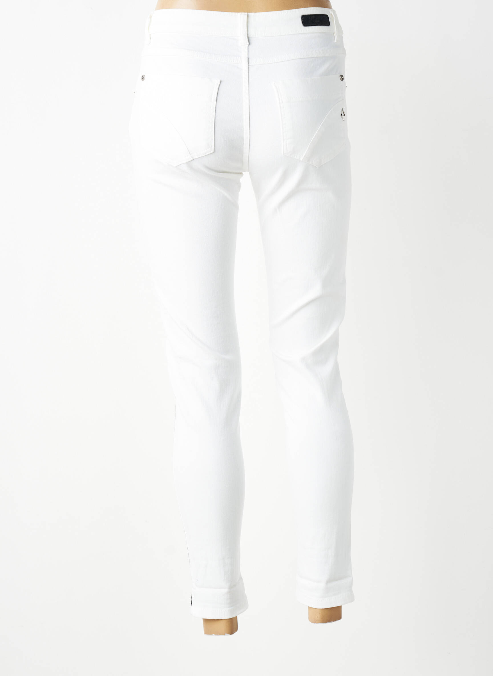 Jeans skinny taille normale taille normale blanc MARYLEY femme
