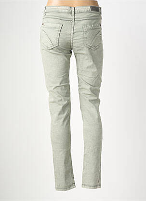 Pantalon slim taille élastique taille normale vert MARYLEY femme