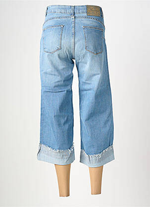 Jeans coupe large délavé taille haute bleu ALMANEGRA femme
