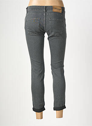 Pantalon slim taille élastique taille normale noir ALMANEGRA femme