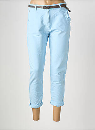 Pantalon 7/8 stretch taille normale bleu VENTI6 femme