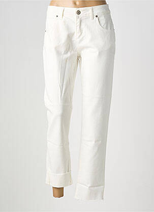 Jeans coupe slim stretch taille normale blanc ALMANEGRA femme