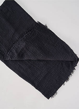 Foulard coutures renforcées noir ANTONELLO SERIO femme
