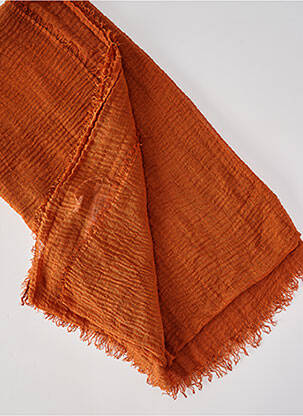 Foulard coutures renforcées marron ANTONELLO SERIO femme