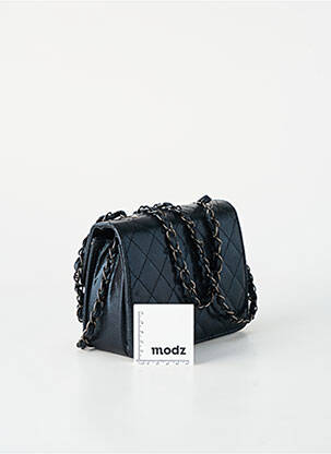 Sac bandoulière forme rectangulaire noir ANTONELLO SERIO femme